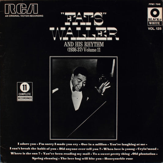 Fats Waller & His Rhythm : (1936-37) Volume 11 (LP, Comp)