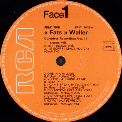 Fats Waller & His Rhythm : (1936-37) Volume 11 (LP, Comp)