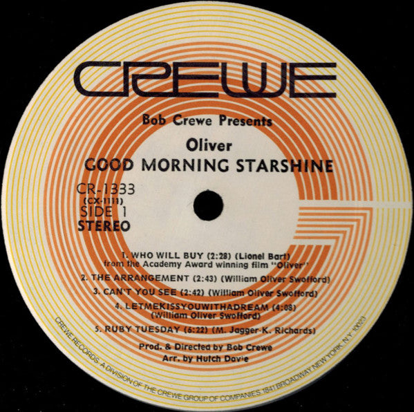 Oliver (6) : Good Morning Starshine (LP, Album)