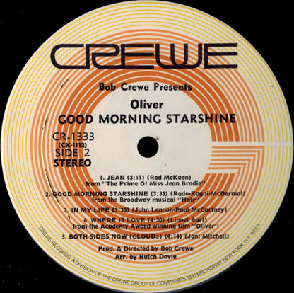 Oliver (6) : Good Morning Starshine (LP, Album)