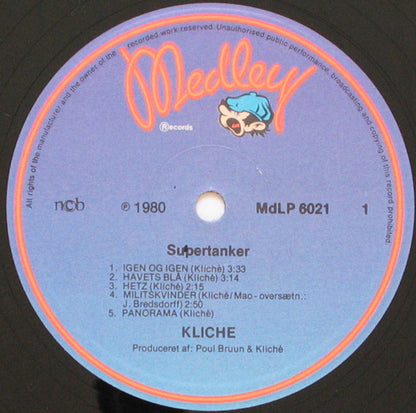 Kliche (2) : Supertanker (LP, Album, RE, RP)