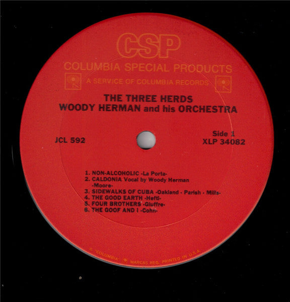 Woody Herman And His Orchestra : The 3 Herds (LP, Comp, Mono, RE)