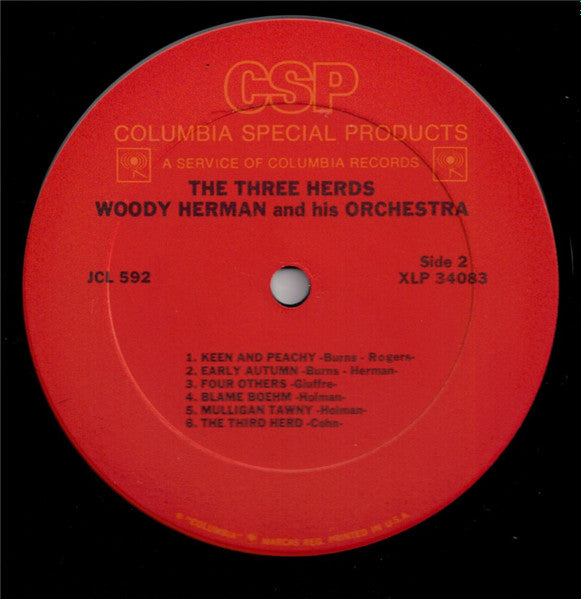 Woody Herman And His Orchestra : The 3 Herds (LP, Comp, Mono, RE)