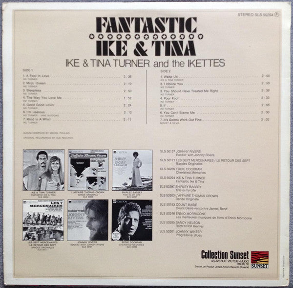 Ike & Tina Turner And The Ikettes : Fantastic Ike & Tina (LP, Comp)