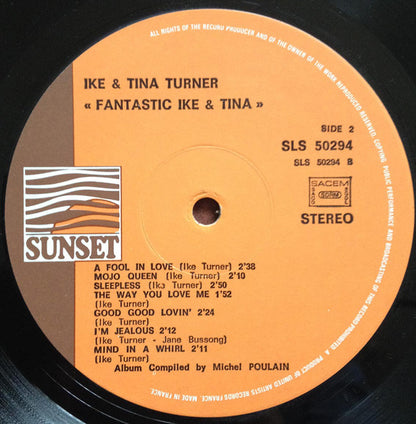 Ike & Tina Turner And The Ikettes : Fantastic Ike & Tina (LP, Comp)