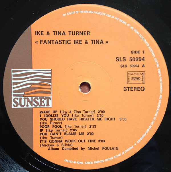 Ike & Tina Turner And The Ikettes : Fantastic Ike & Tina (LP, Comp)