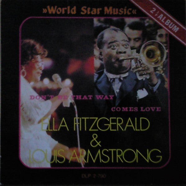 Ella Fitzgerald & Louis Armstrong : "World Star Music" (2xLP, Album, Gat)