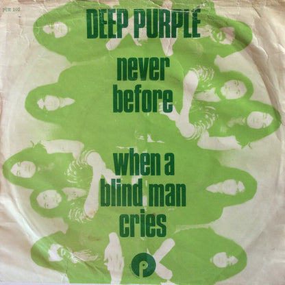 Deep Purple : Never Before / When A Blind Man Cries (7", Single)