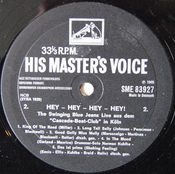 The Swinging Blue Jeans :  Live Aus Dem "Cascade Beat Club" In Köln (LP, Album)
