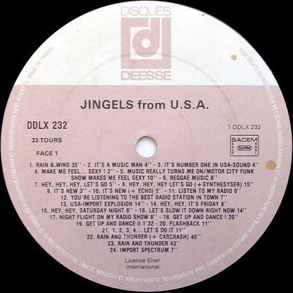 Unknown Artist : Jingels From U.S.A. (LP, Album)
