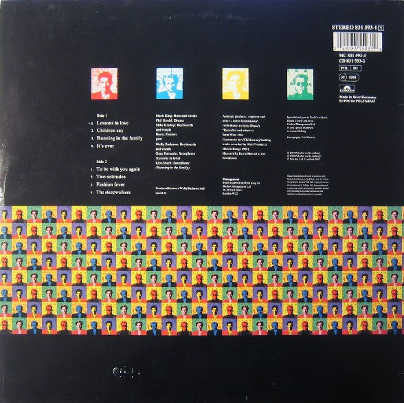 Level 42 : Running In The Family (LP, Album)