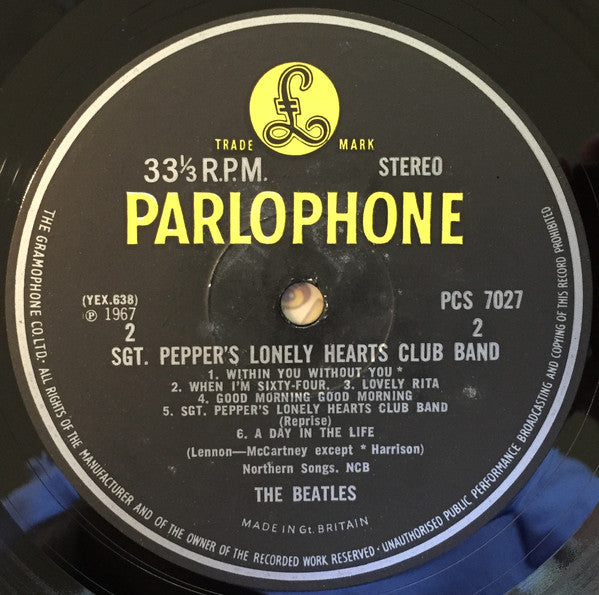 The Beatles : Sgt. Pepper's Lonely Hearts Club Band (LP, Album, RP)