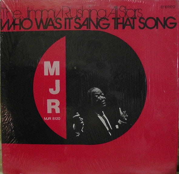 The Jimmy Rushing All Stars : Who Was It Sang That Song? (LP, Album)