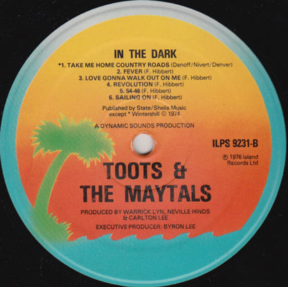 Toots & The Maytals : In The Dark (LP, Album, RE)