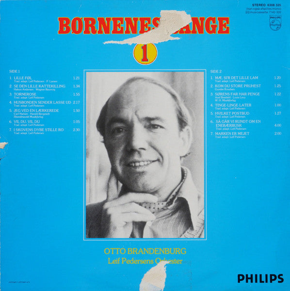 Otto Brandenburg, Leif Pedersens Orkester : Børnenes Sange 1 (LP, Album)