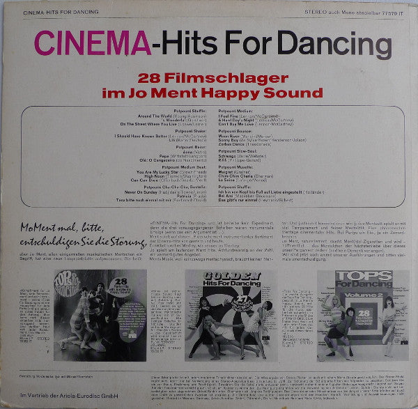 Jo Ment's Happy Sound : Cinema-Hits For Dancing (28 Filmschlager Im Jo Ment Happy Sound) (LP, Album)