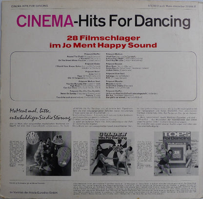 Jo Ment's Happy Sound : Cinema-Hits For Dancing (28 Filmschlager Im Jo Ment Happy Sound) (LP, Album)