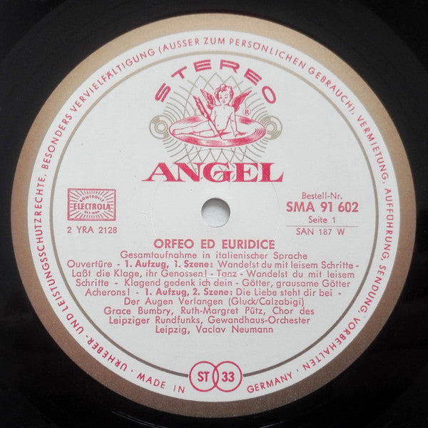 Christoph Willibald Gluck - Grace Bumbry, Anneliese Rothenberger, Ruth-Margret Pütz, Rundfunkchor Leipzig, Gewandhausorchester Leipzig, Václav Neumann : Orfeo Ed Euridice (2xLP + Box)