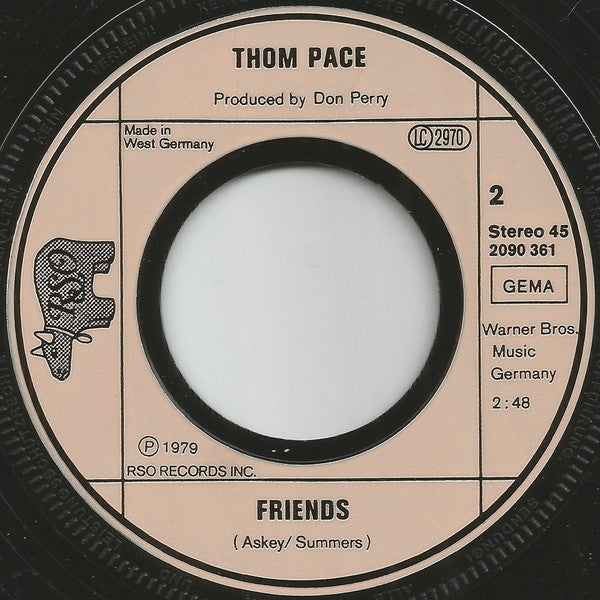 Thom Pace : Maybe (7", Single)