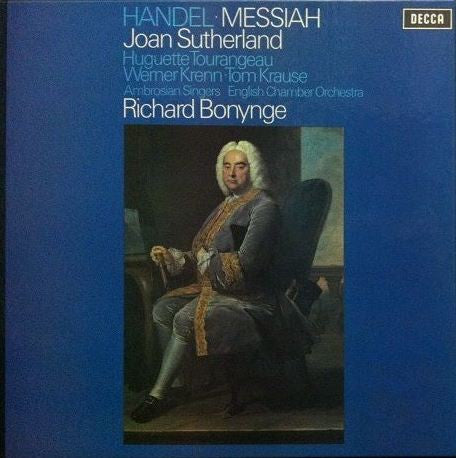 Georg Friedrich Händel / Joan Sutherland, Huguette Tourangeau, Werner Krenn, Tom Krause, The Ambrosian Singers, English Chamber Orchestra, Richard Bonynge : Messiah (3xLP + Box)