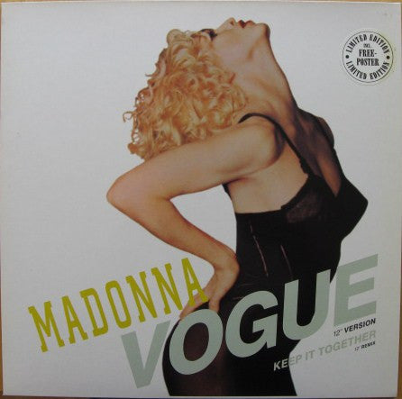 Madonna : Vogue (12", Ltd, Pos)