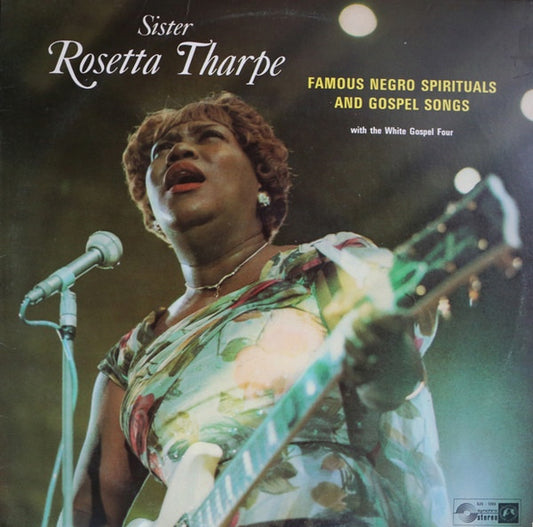 Sister Rosetta Tharpe With The White Gospel Four : Famous Negro Spirituals And Gospel Songs (LP, Album)