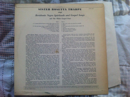 Sister Rosetta Tharpe With The White Gospel Four : Famous Negro Spirituals And Gospel Songs (LP, Album)