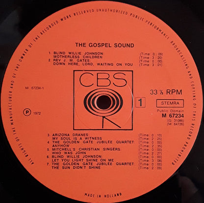 Various : The Gospel Sound (2xLP, Comp, Gat)
