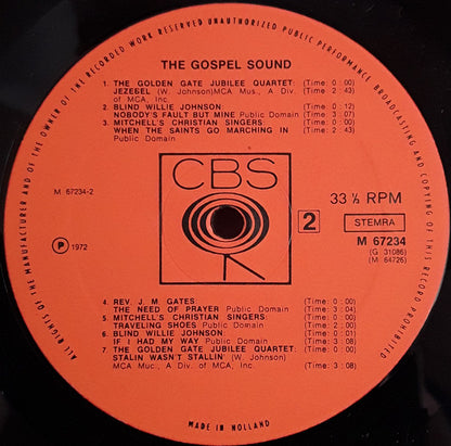 Various : The Gospel Sound (2xLP, Comp, Gat)