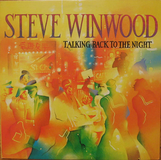 Steve Winwood : Talking Back To The Night (LP, Album, SRC)