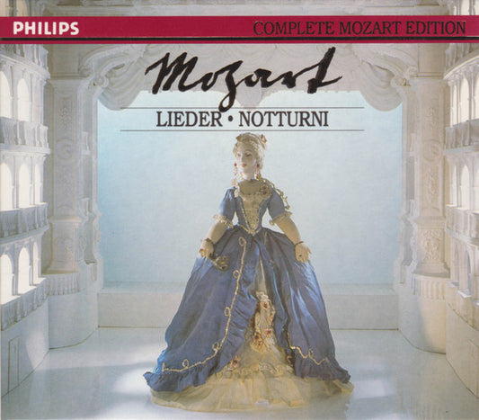 Wolfgang Amadeus Mozart - Elly Ameling, Elisabeth Cooymans, Peter van der Bilt, Dalton Baldwin, Benny Ludemann, Nederlands Blazers Ensemble : Lieder • Notturni (2xCD, Comp, RM + Box, Sli)