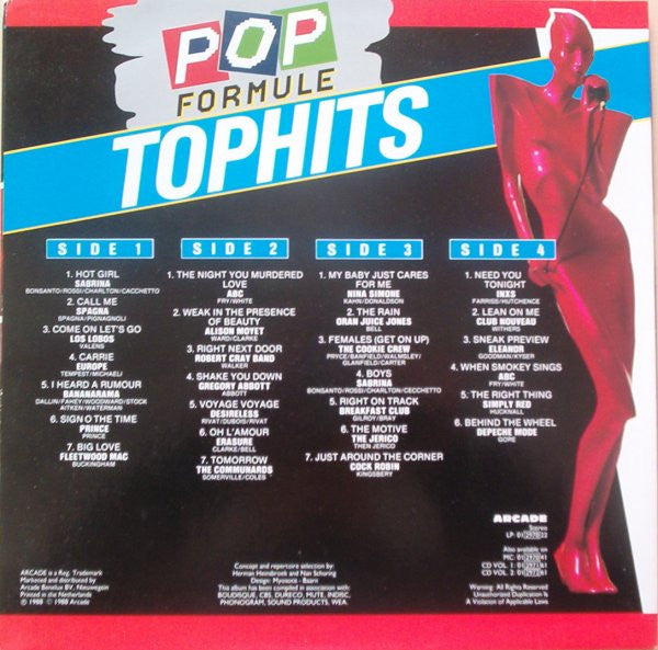 Various : Pop Formule Tophits (2xLP, Comp)