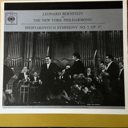 Leonard Bernstein And New York Philharmonic, Dmitri Shostakovich : Symphony No. 5, Op 47 (LP)