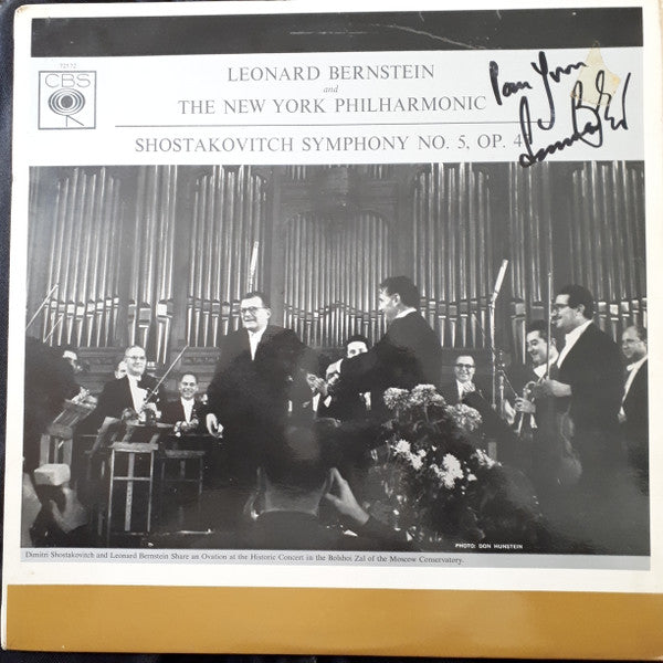 Leonard Bernstein And New York Philharmonic, Dmitri Shostakovich : Symphony No. 5, Op 47 (LP)