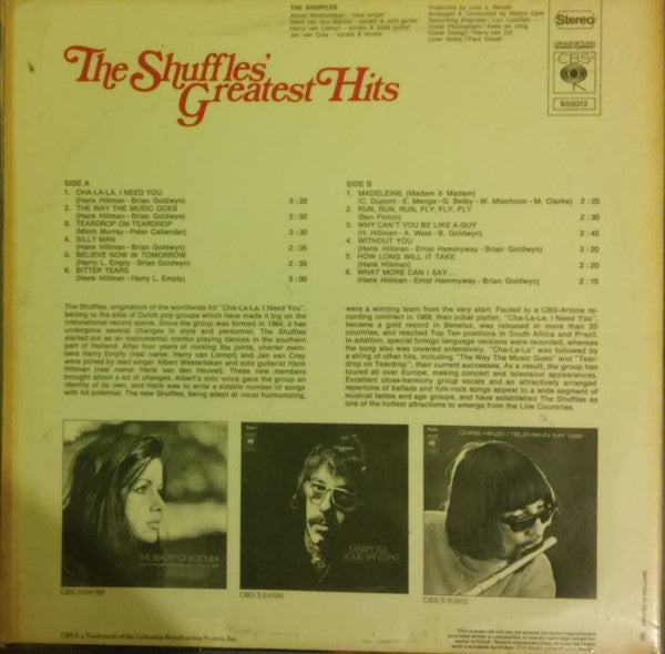 The Shuffles : Greatest Hits  (LP, Comp)