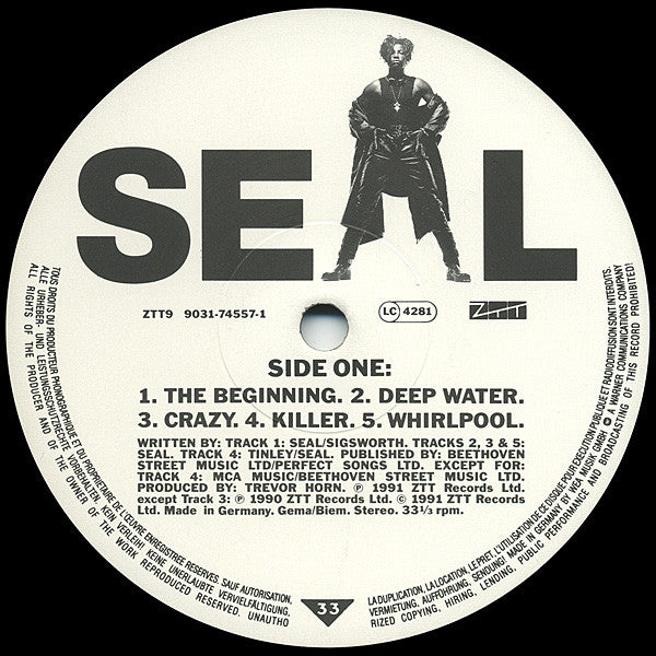 Seal : Seal (LP, Album, Pre)