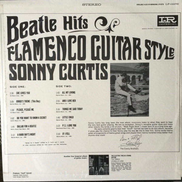 Sonny Curtis : Beatle Hits Flamenco Guitar Style (LP, Album)