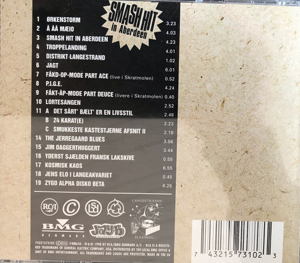 Malk De Koijn : Smash Hit In Aberdeen (CD, Album, RE)