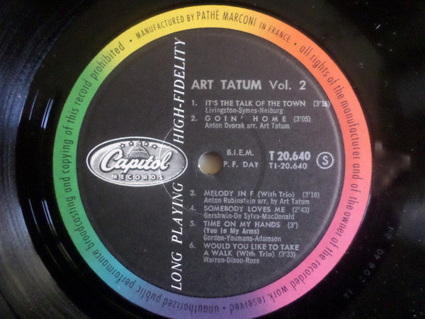 Art Tatum : Vol. 2 (LP, Comp)