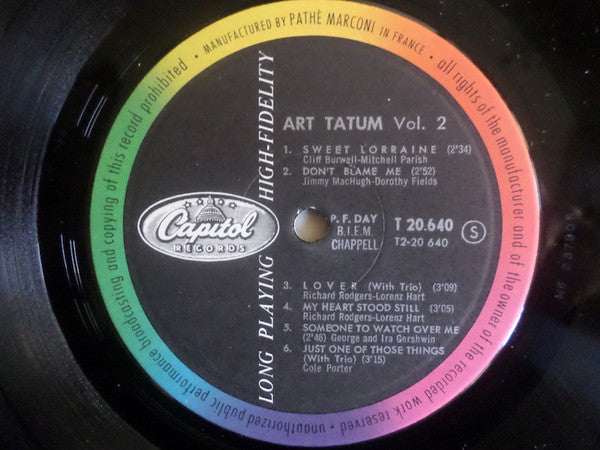 Art Tatum : Vol. 2 (LP, Comp)