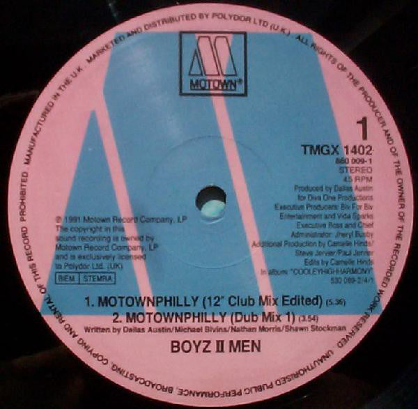 Boyz II Men : Motownphilly (12", Single, RE)