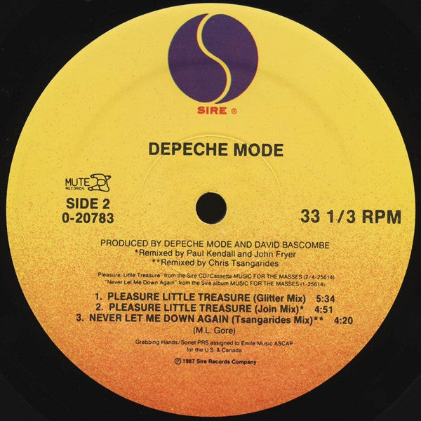 Depeche Mode : Never Let Me Down Again (12", Maxi, ARC)