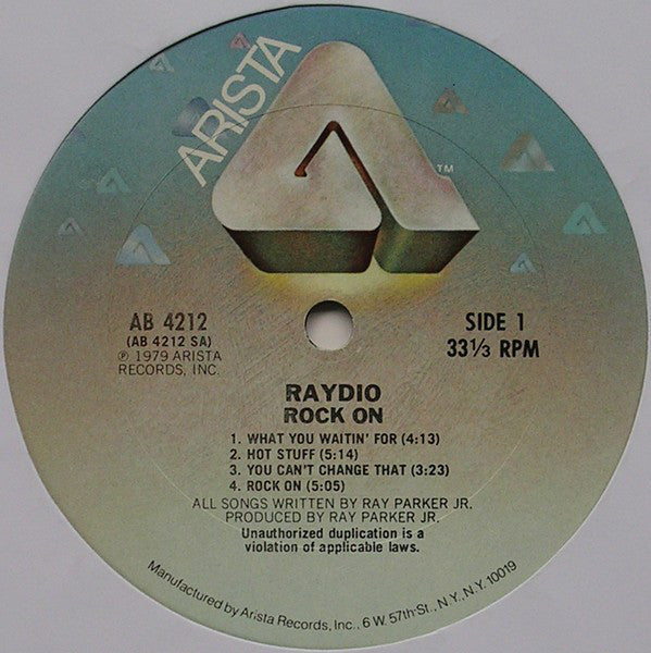 Raydio : Rock On (LP, Album)