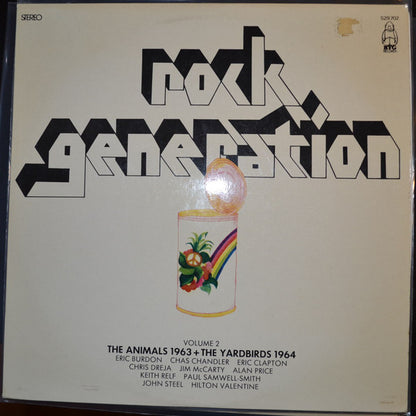 The Animals + The Yardbirds : Rock Generation Volume 2 - The Animals 1963 + The Yardbirds 1964 (LP, Comp)