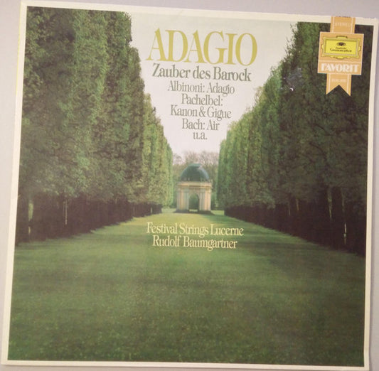 Festival Strings Lucerne, Rudolf Baumgartner : Adagio - Zauber Des Barock (LP)