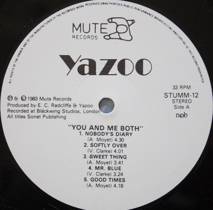 Yazoo : You And Me Both (LP, Album)