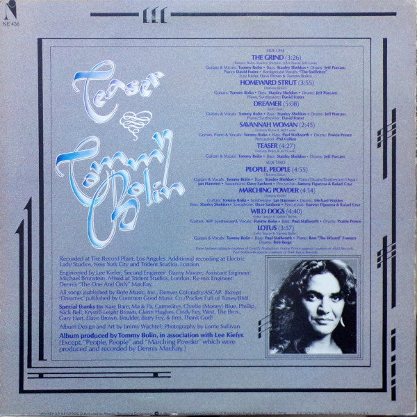 Tommy Bolin : Teaser (LP, Album, Pre)