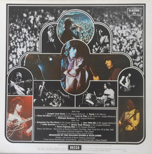 The Rolling Stones : Get Yer Ya-Ya's Out! - The Rolling Stones In Concert (LP, Album, RE)