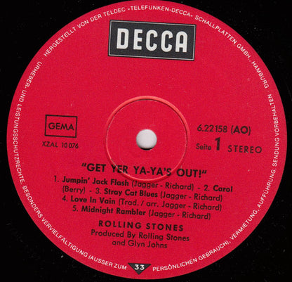 The Rolling Stones : Get Yer Ya-Ya's Out! - The Rolling Stones In Concert (LP, Album, RE)