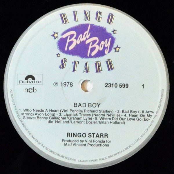 Ringo Starr : Bad Boy (LP, Album)